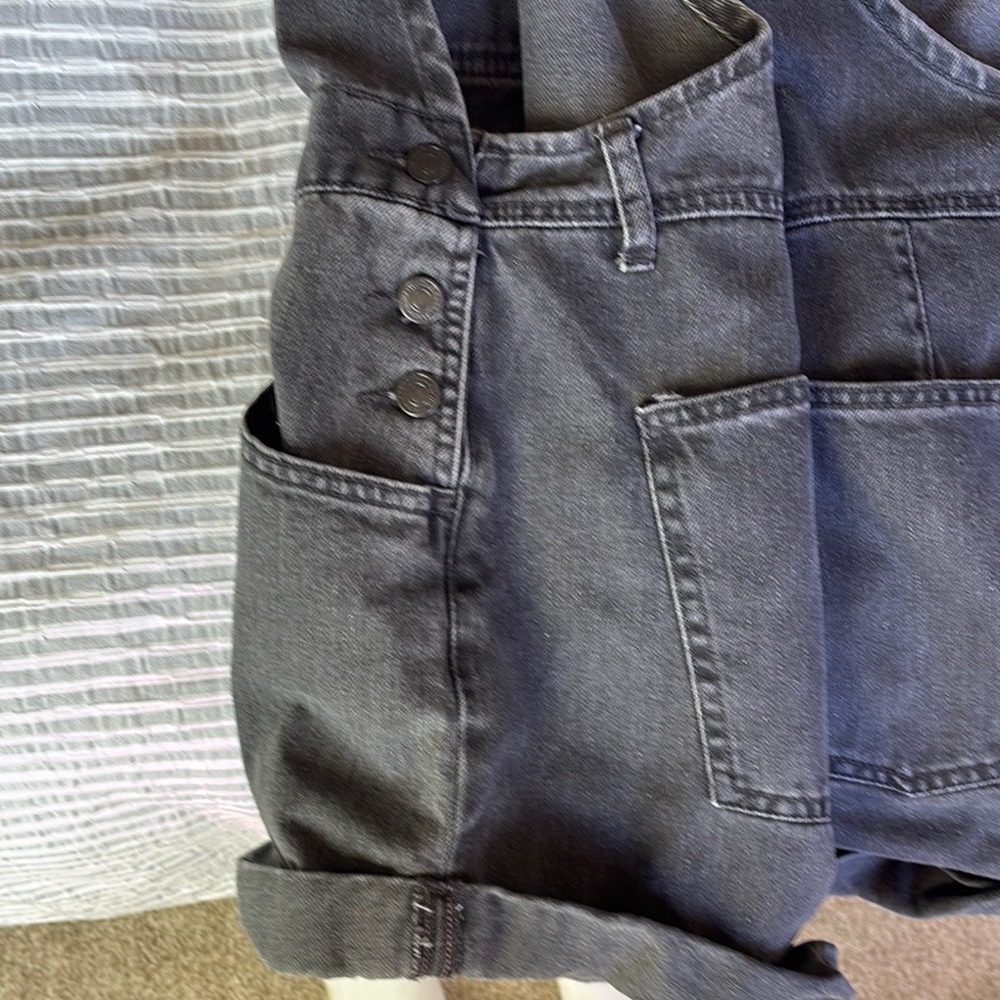 We The Free Gray Denim Overalls - Picture 3 of 6